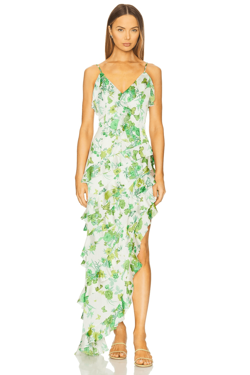 Tess Asymmetrical Maxi Dress - Image 1