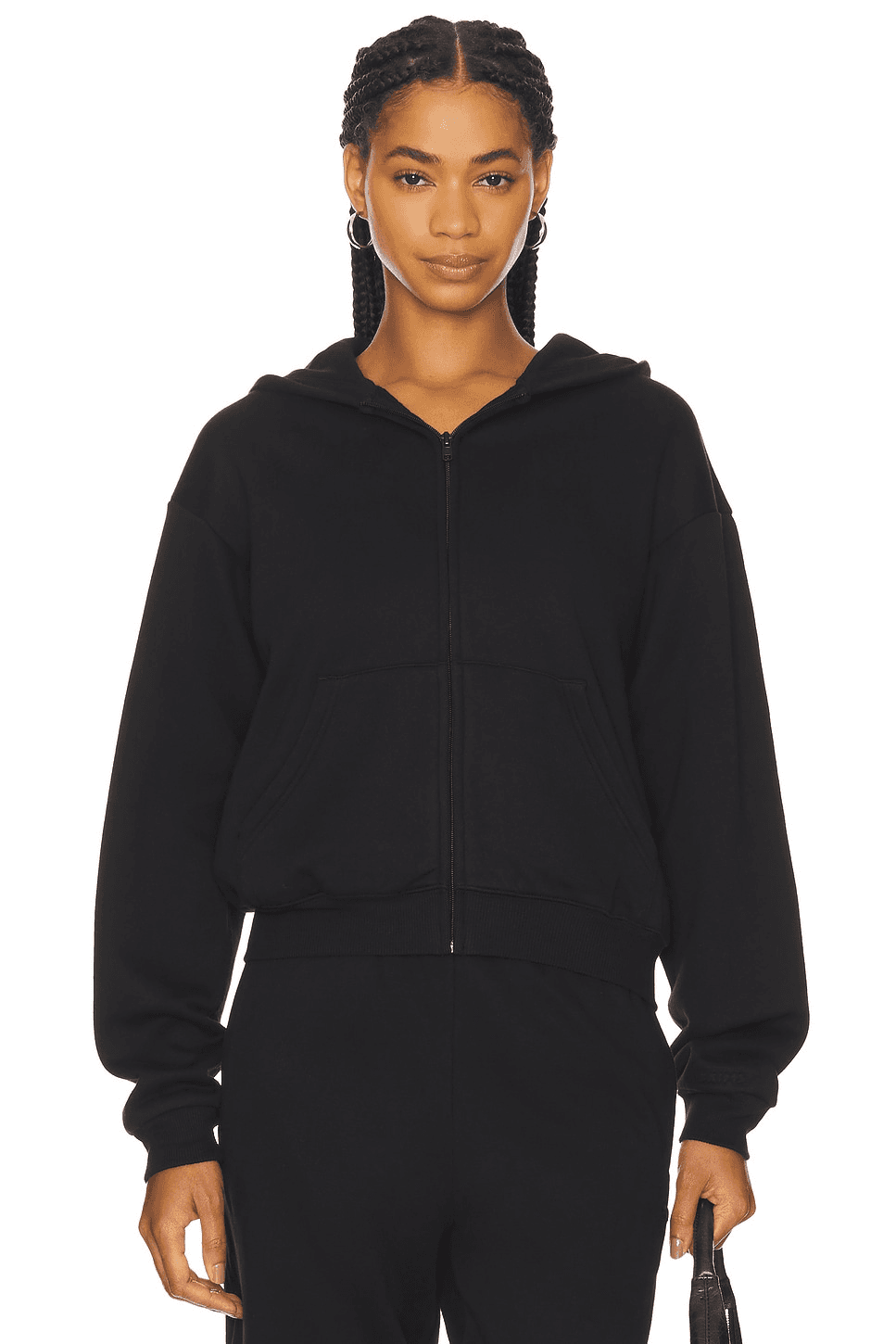 Cotton Fleece Classic Zip-up Hoodie - Image 1