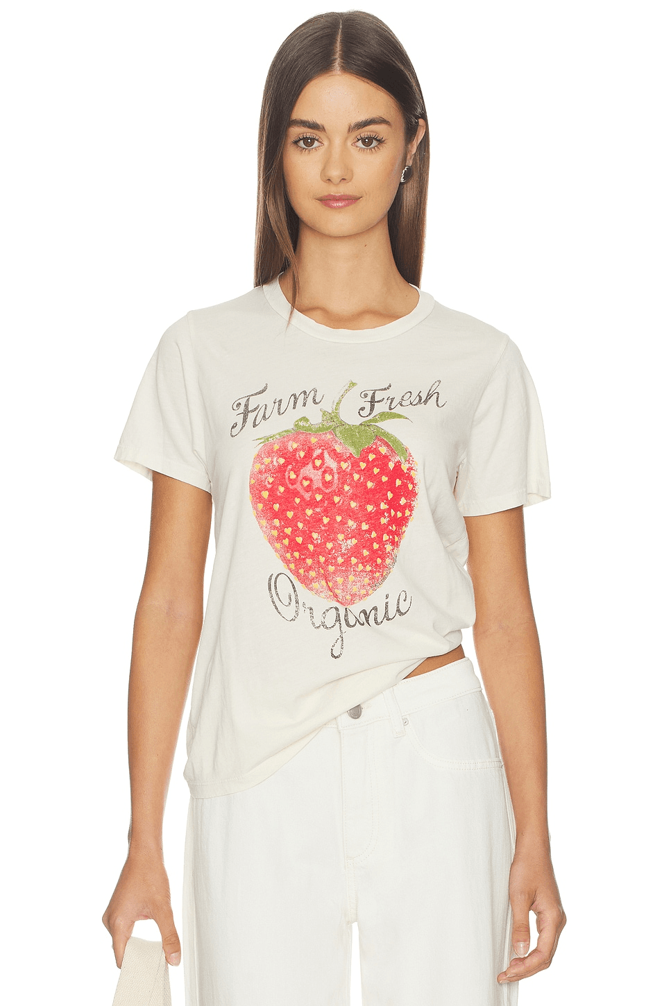 Organic Strawberry Vintage Tee - Image 1