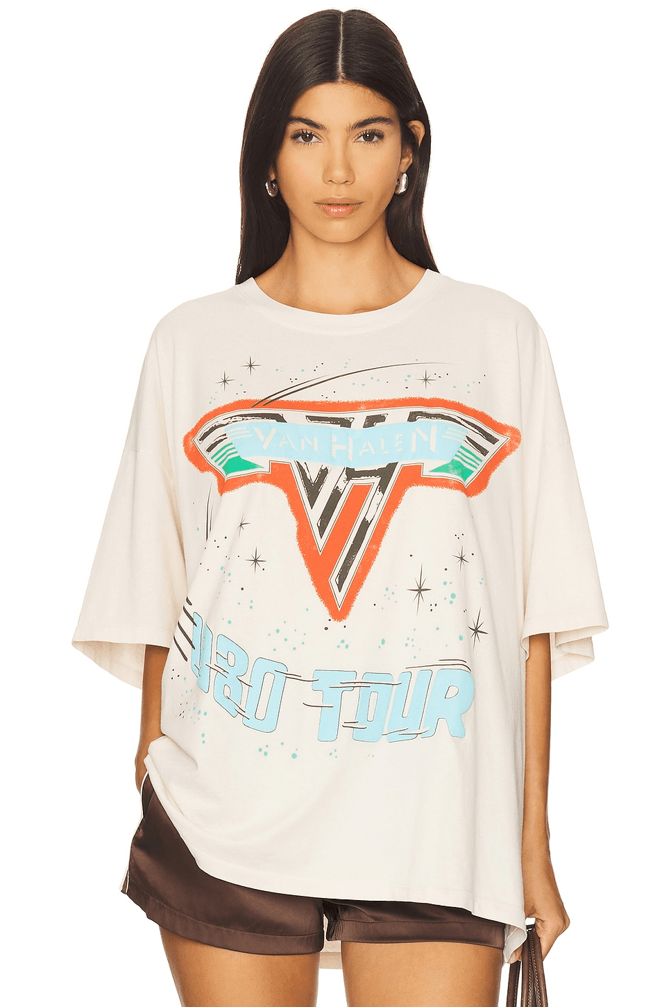 Van Halen 1980 Tour One Size Tee - Image 1