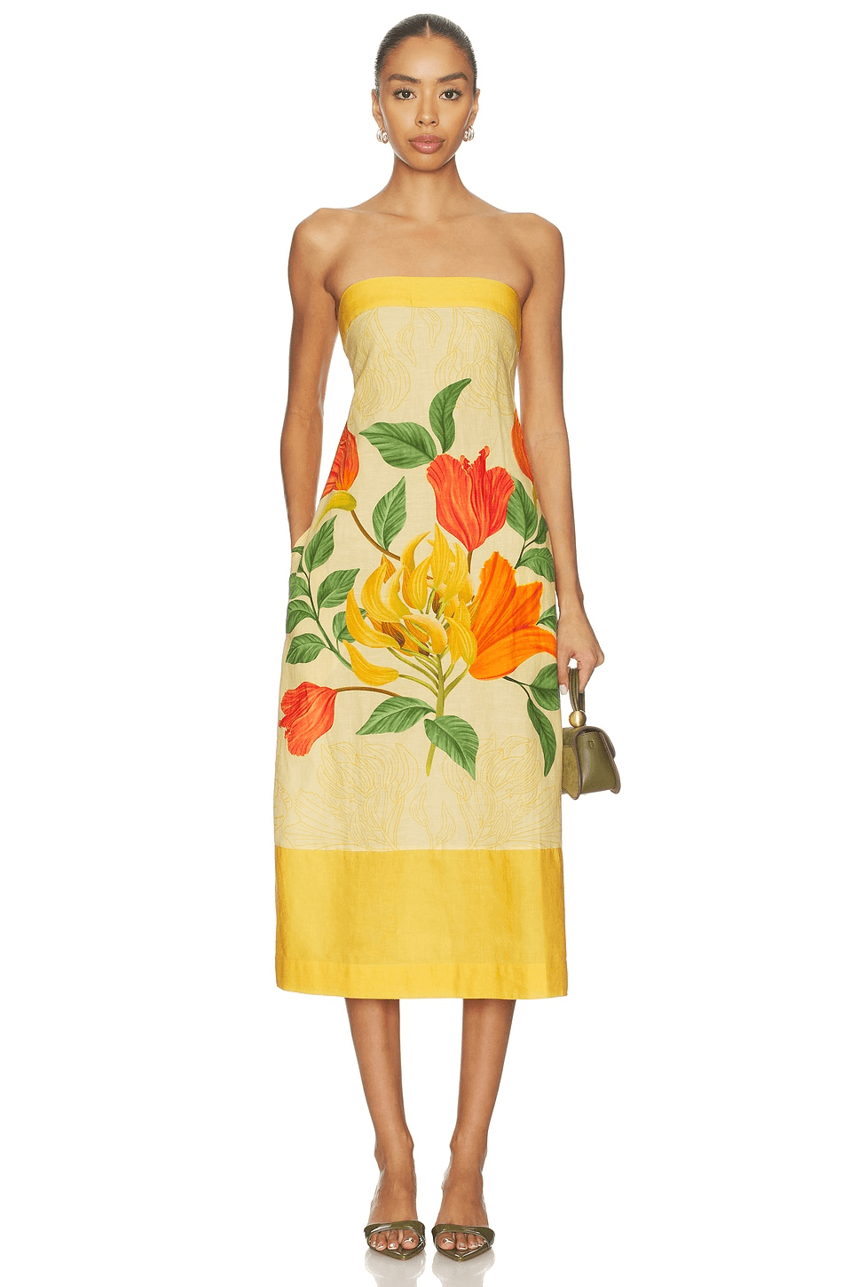 Strapless Shift Dress - Image 1
