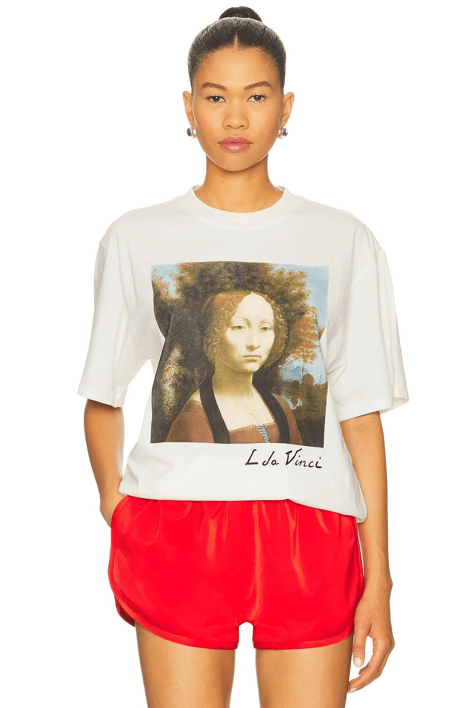 Leonardo Da Vinci Ginevra De' Benci Boxy Tee - Image 1
