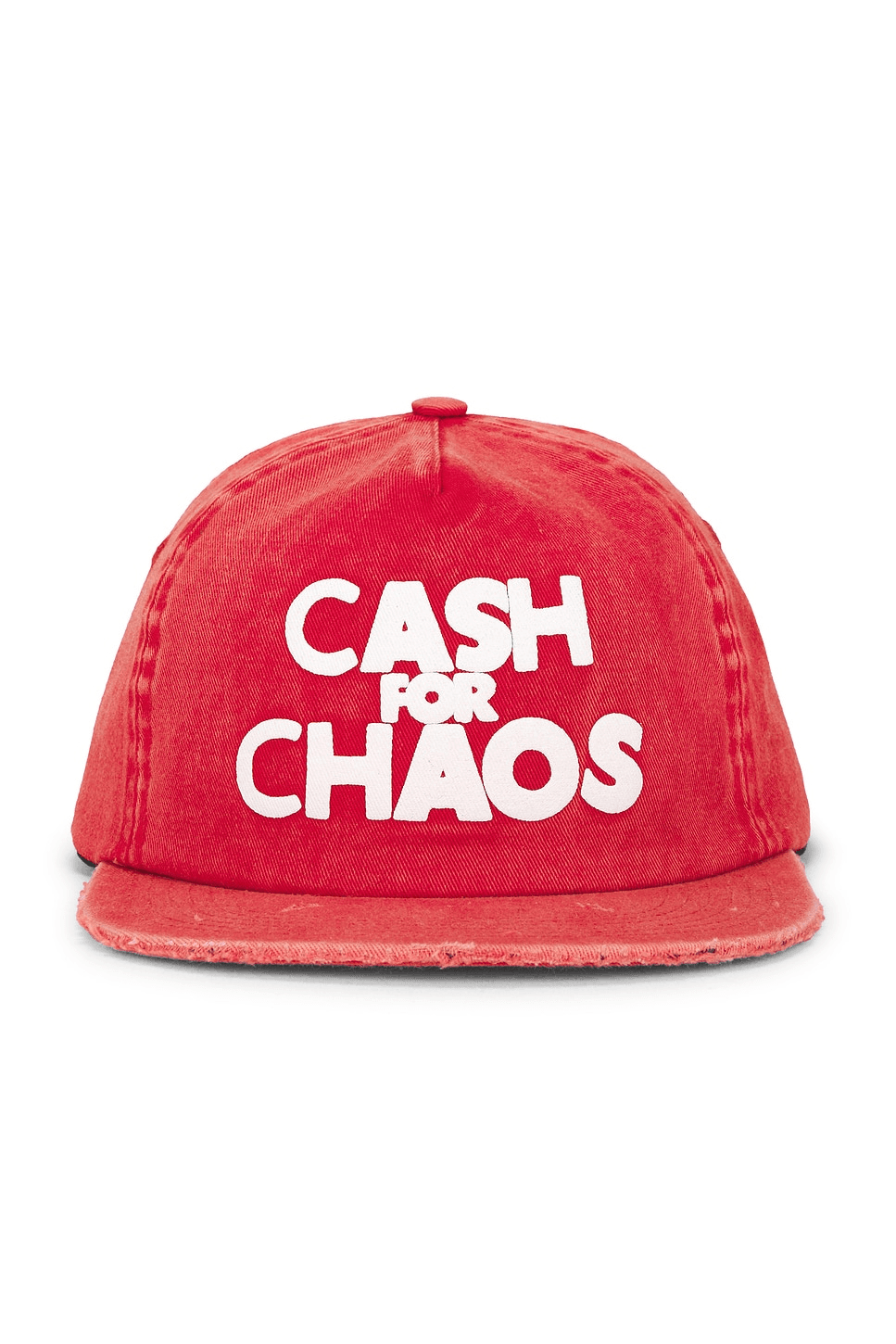 Cash Distressed Strapback Cap - Image 1