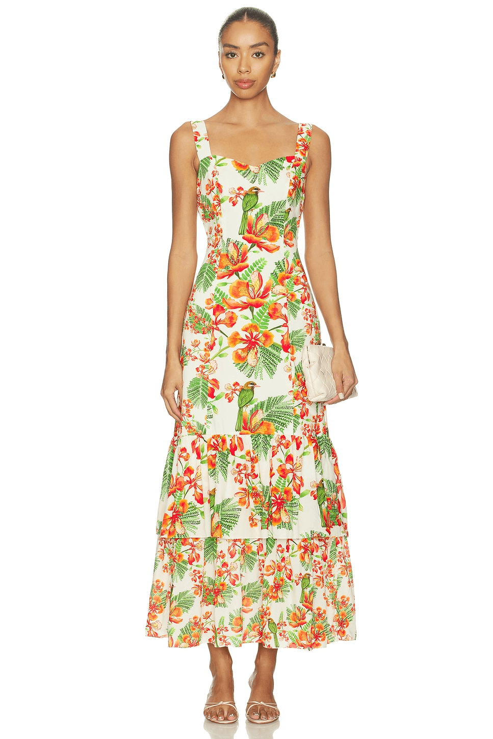 Garden Tiered Maxi Dress - Image 1