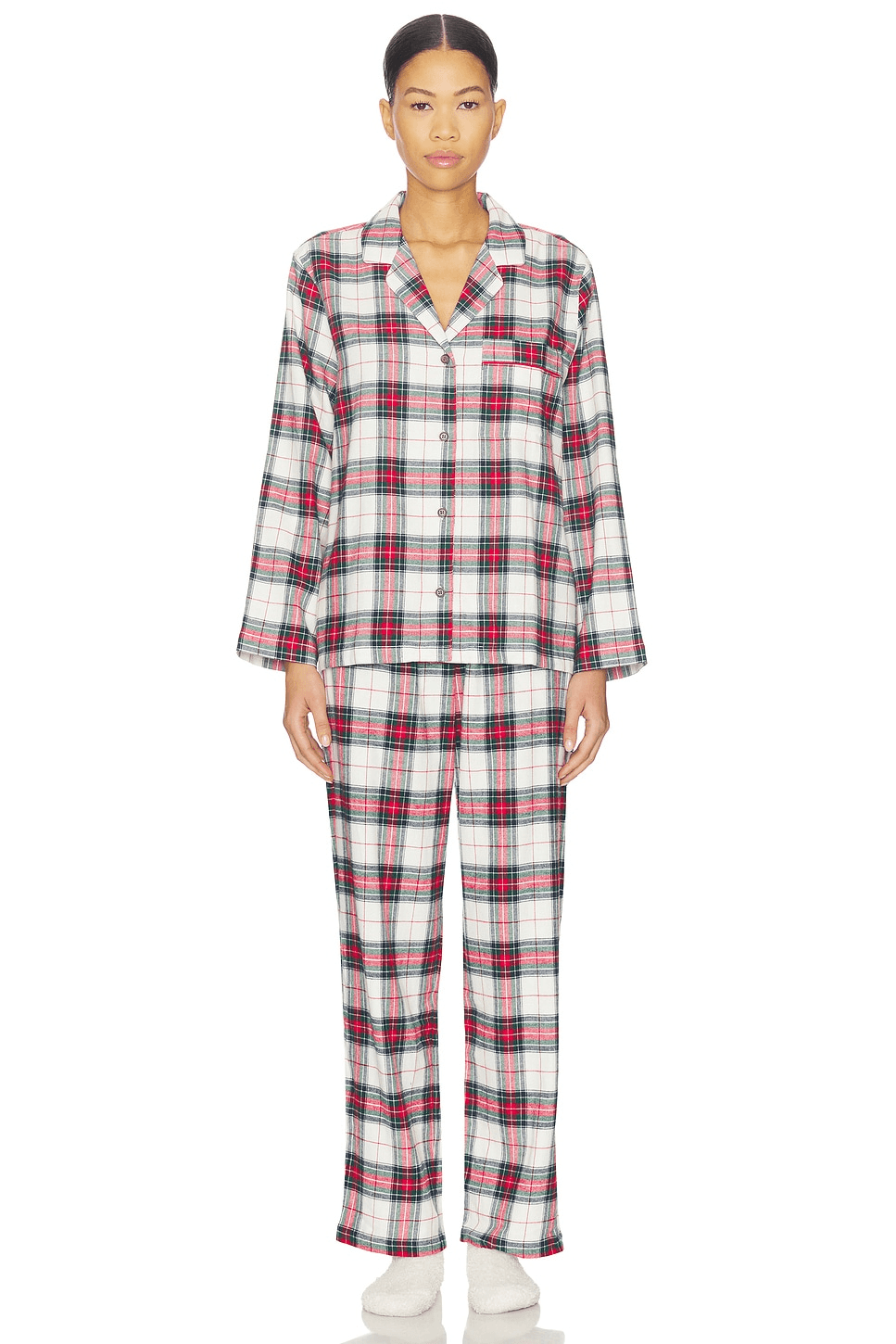 Flannel Long Pj Set - Image 1