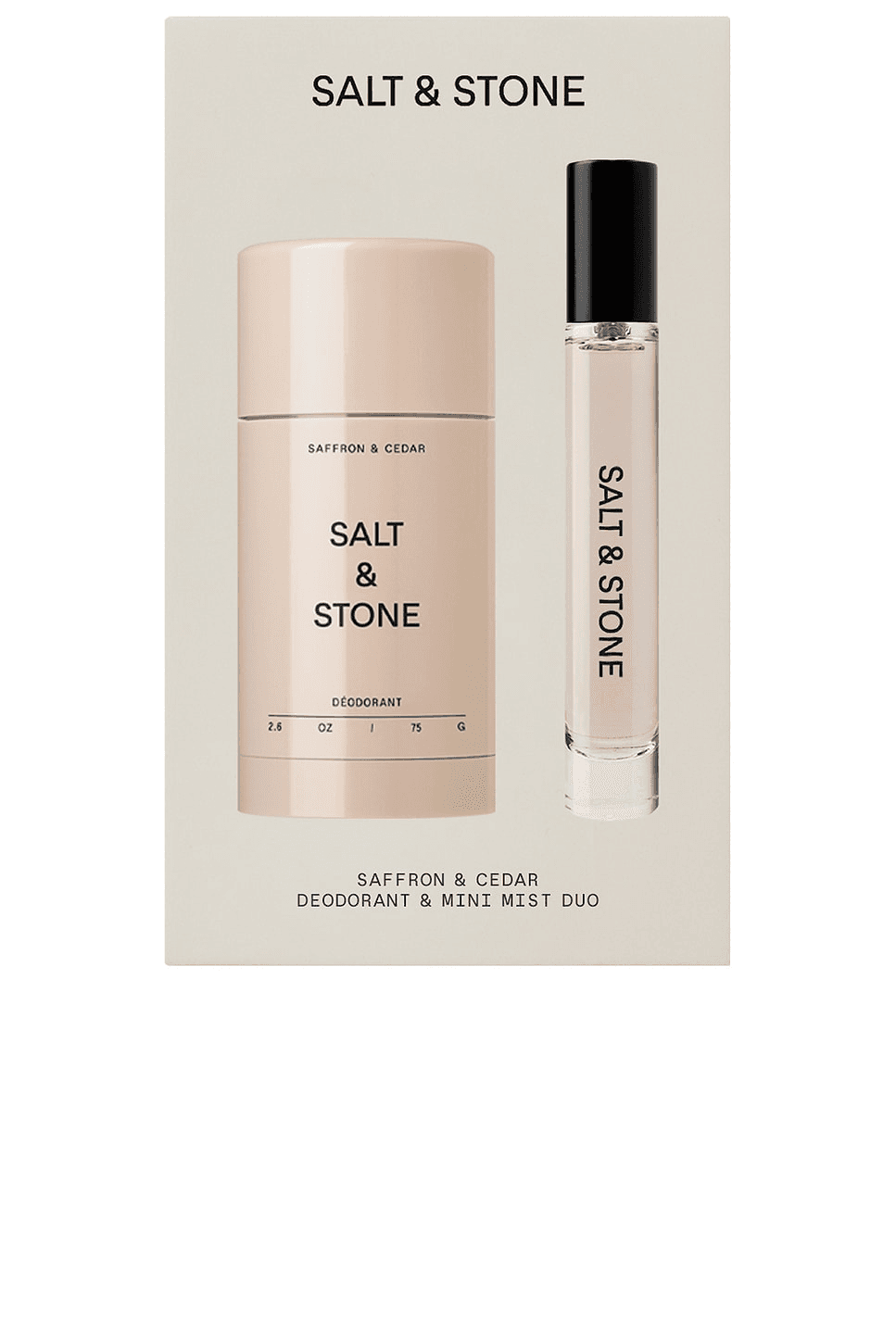 Saffron & Cedar Deodorant + Mini Mist Duo - Image 1