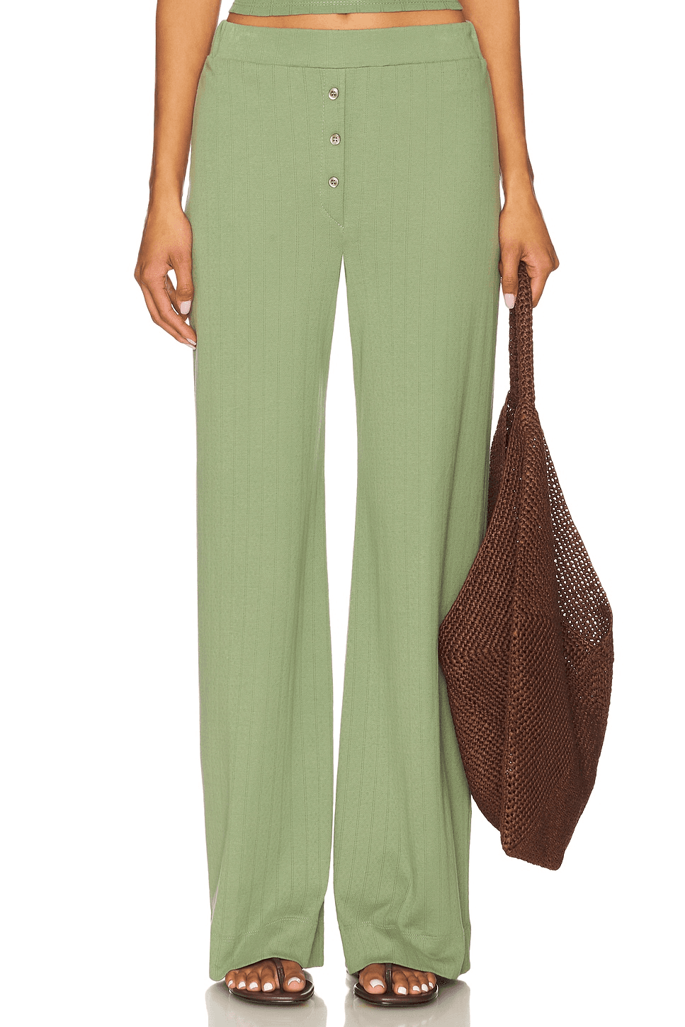 Pointelle Lounge Pant - Image 1