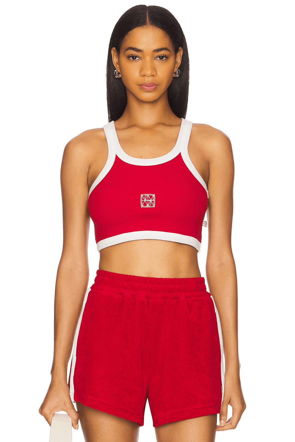 Monogram Cropped Tank - Image 1