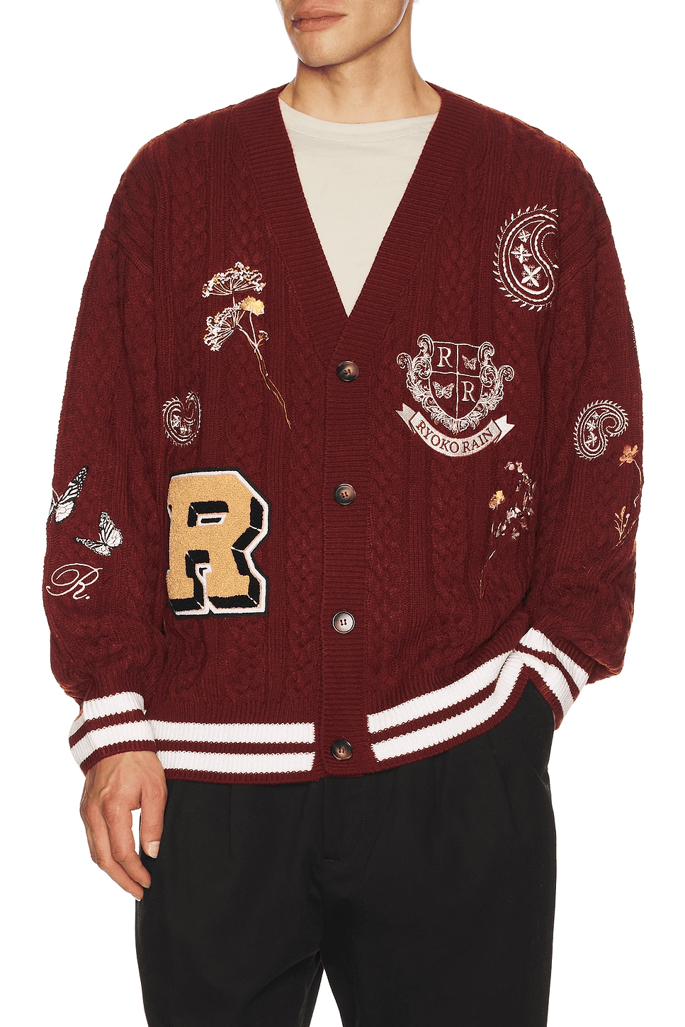 Cable Knit Cardigan - Image 1