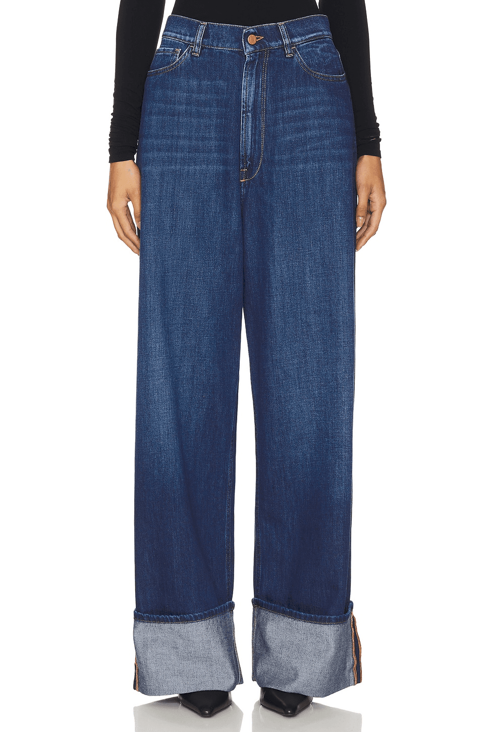 Skater Wide Leg Jeans - Image 1