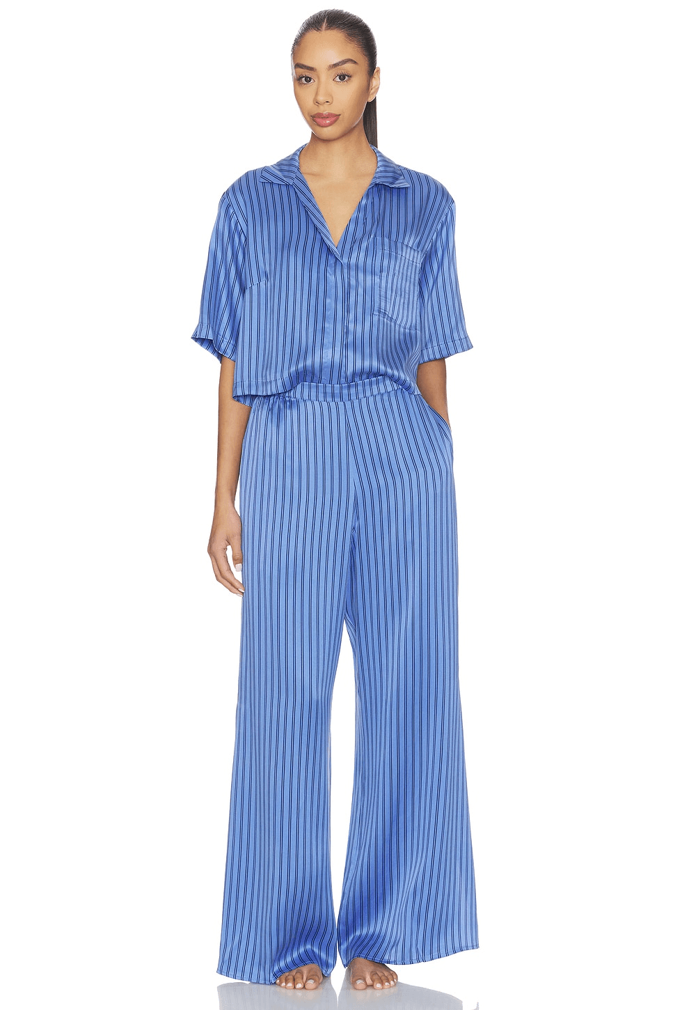 Washable Silk High Rise Pajama Set - Image 1