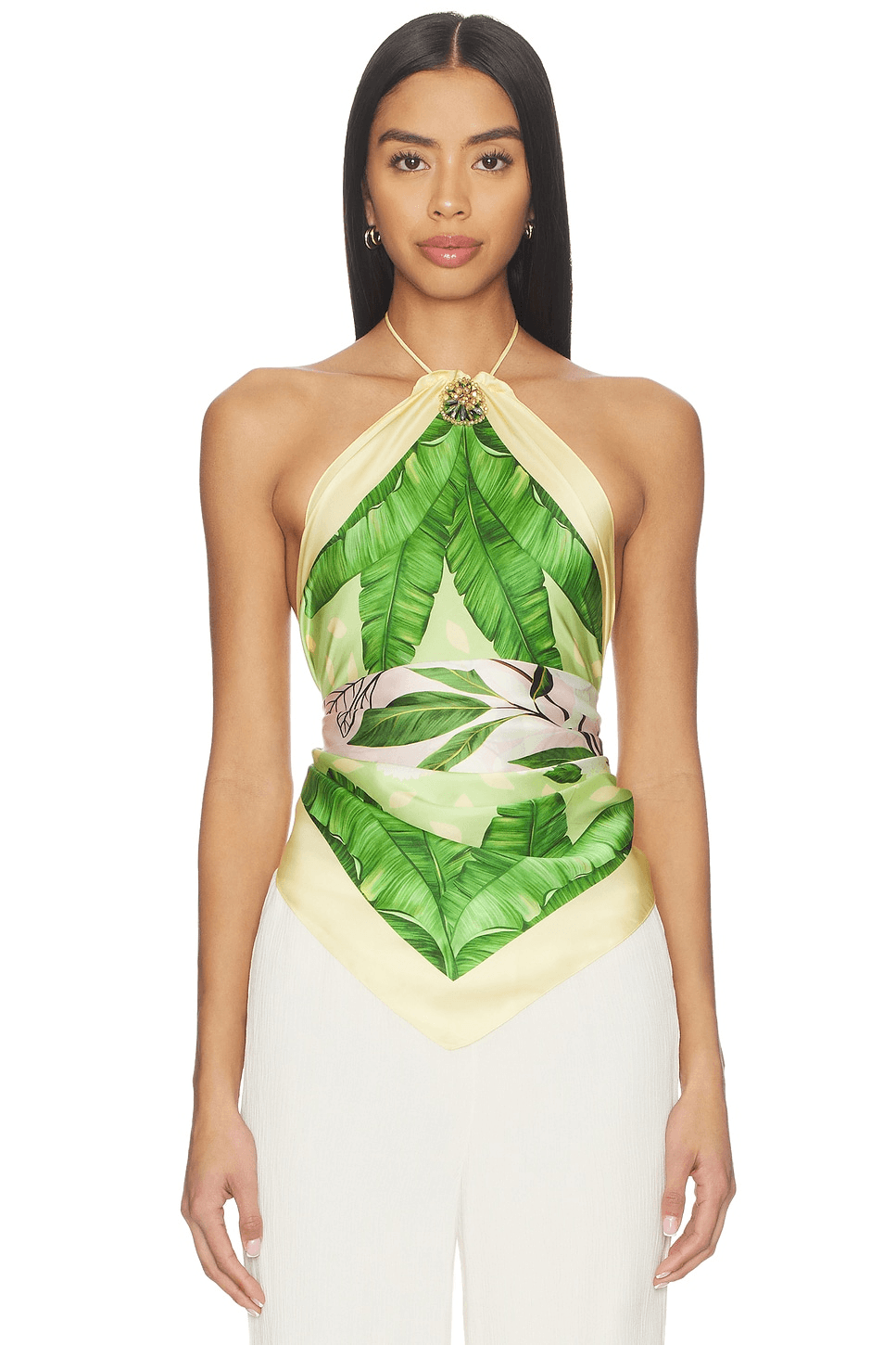 Crystal Scarf Blouse - Image 1