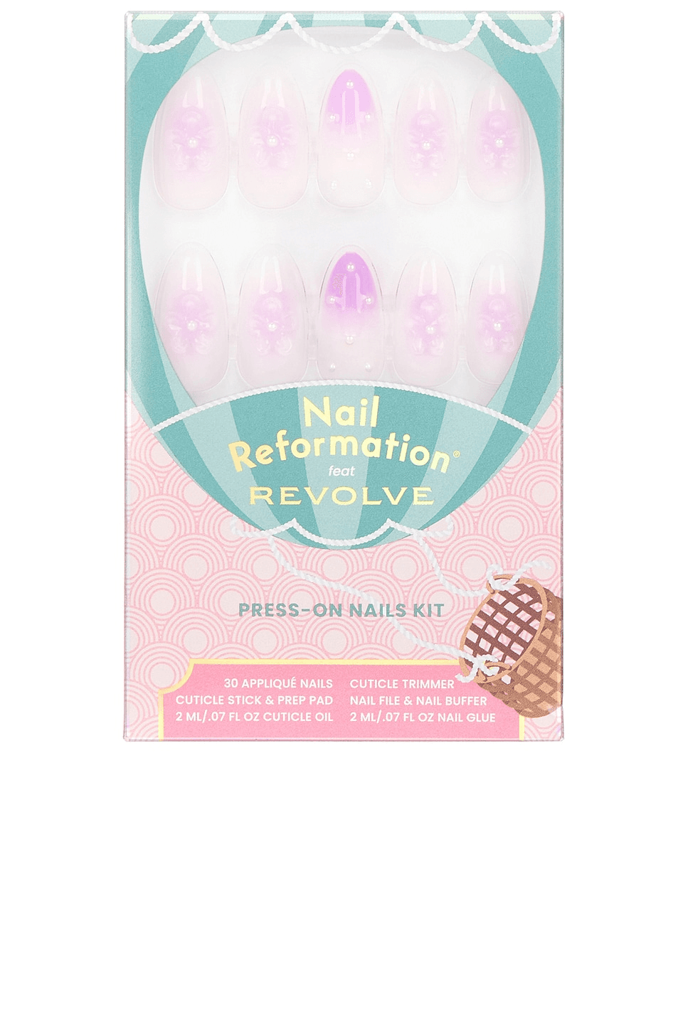 x REVOLVE Dewy Lilac Press On Nails - Image 1