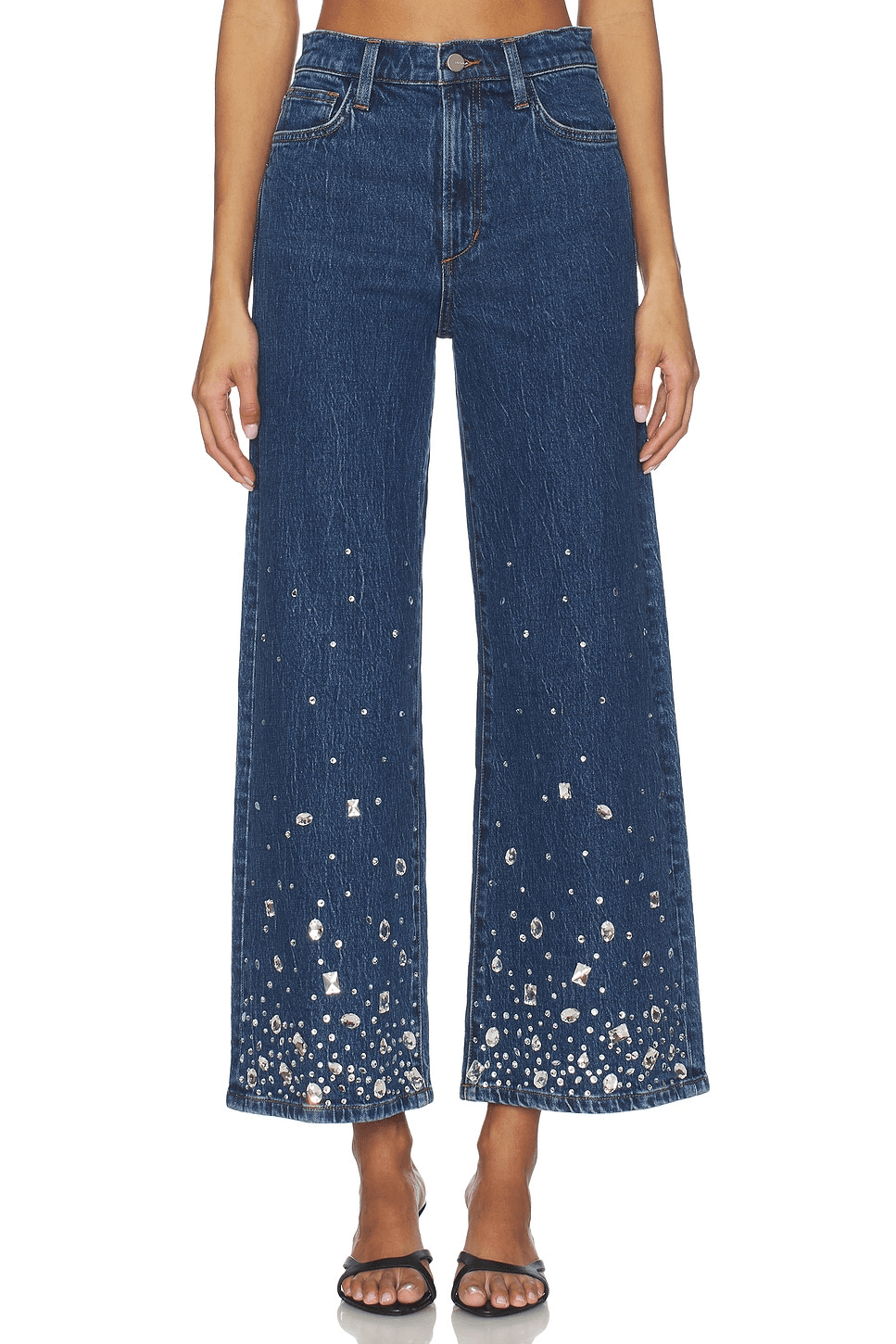 The Mia Ankle Stone Embellished Jeans - Image 1