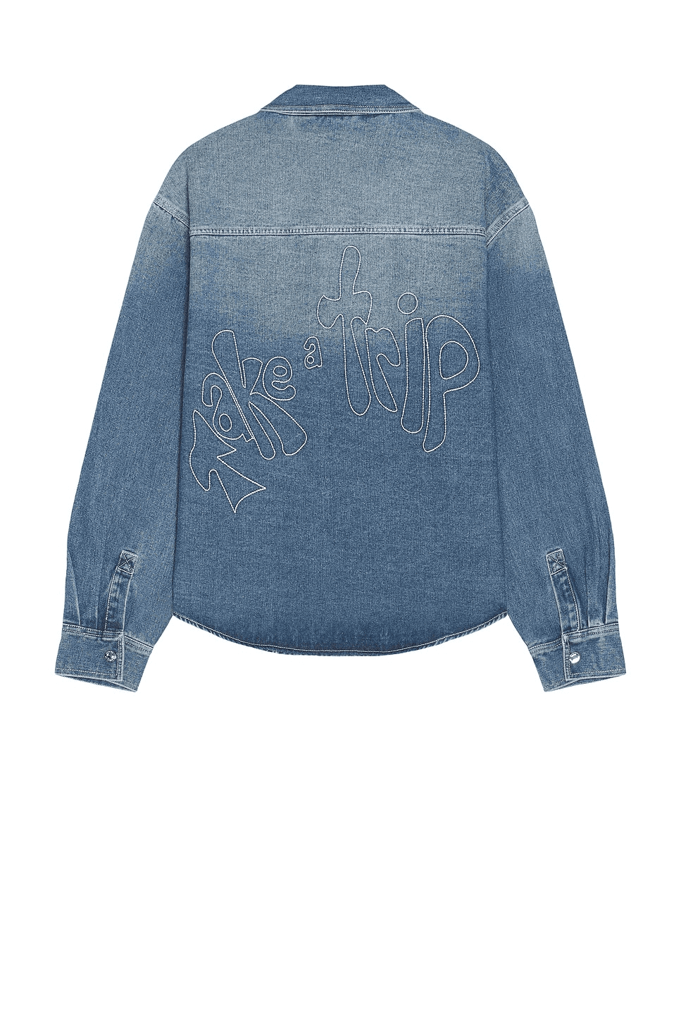 Take A Trip Contrast Stitch Shirt - Image 1