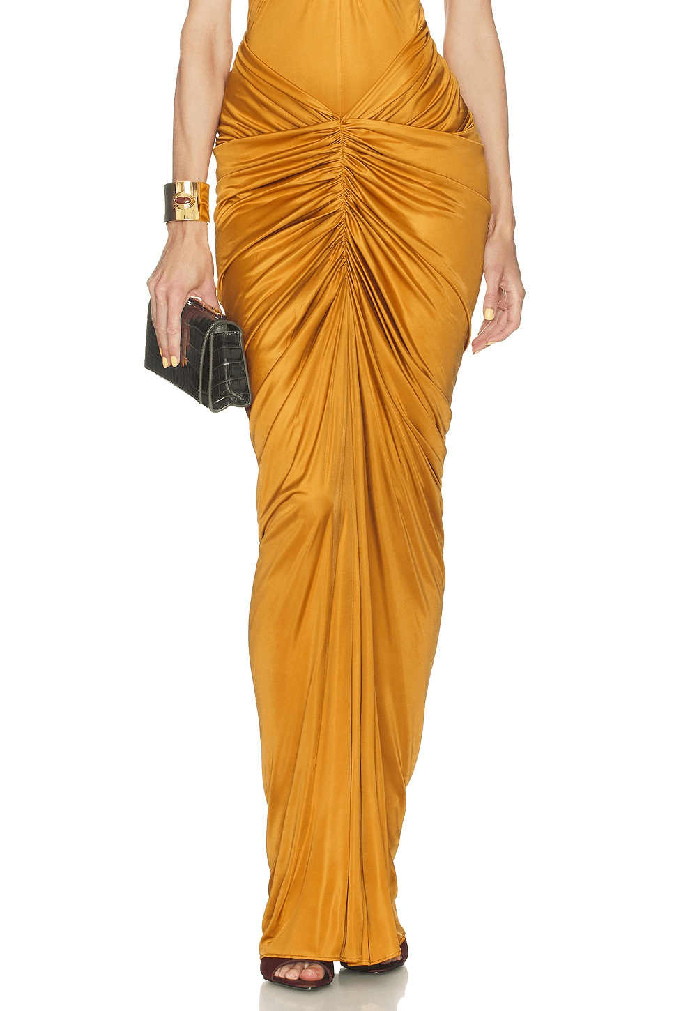 Ruched Pocket Long Skirt - Image 1