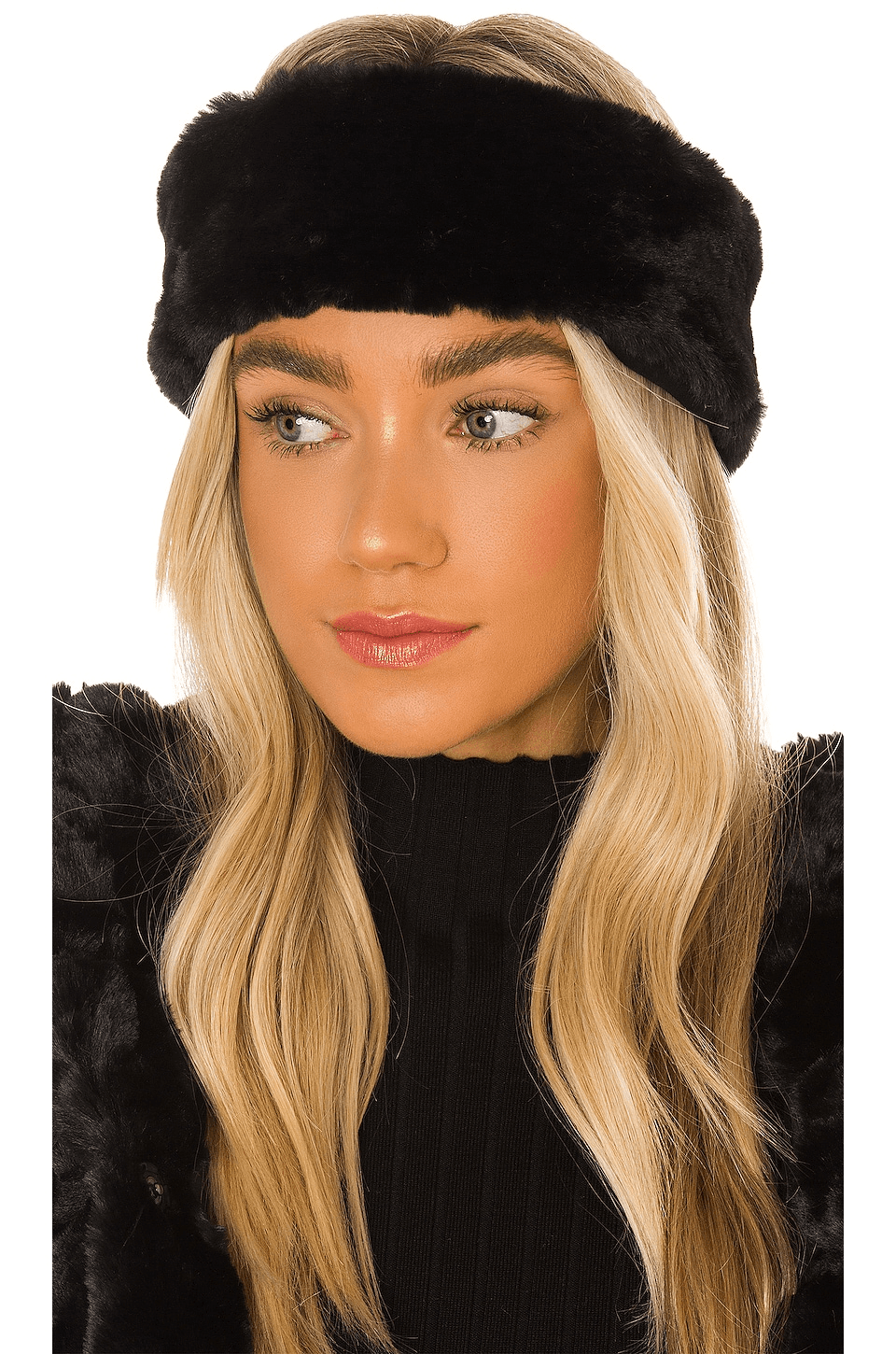 Eleni Faux Fur Headband - Image 1