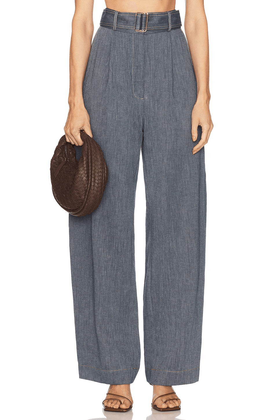 Pleated Barrel Trouser - Image 1