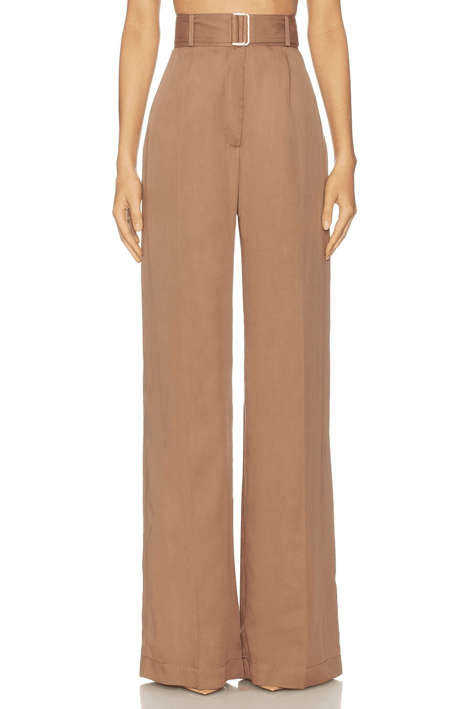 Belted Wide Leg Trouser - Image 1