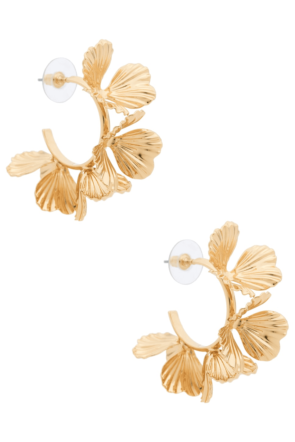 Fiorella Gold Floral Earrings - Image 1