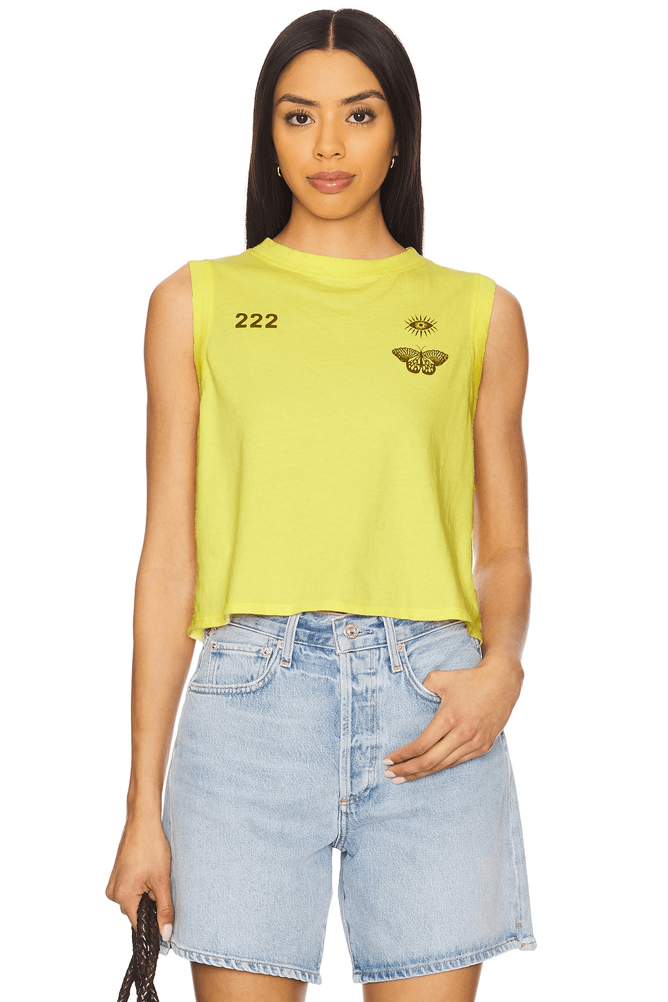 222 Nature Crawford Crop Tank Top - Image 1