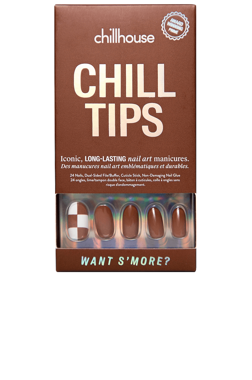 Want S'more Chill Tips Press-on Nails - Image 1