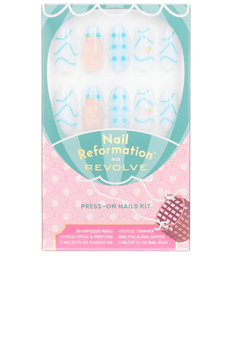 x REVOLVE Picnic Day Press On Nails - Image 1