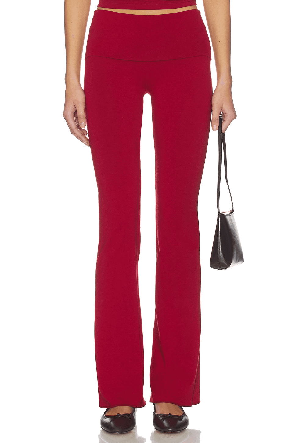 Cotton Jersey Foldover Pant - Image 1