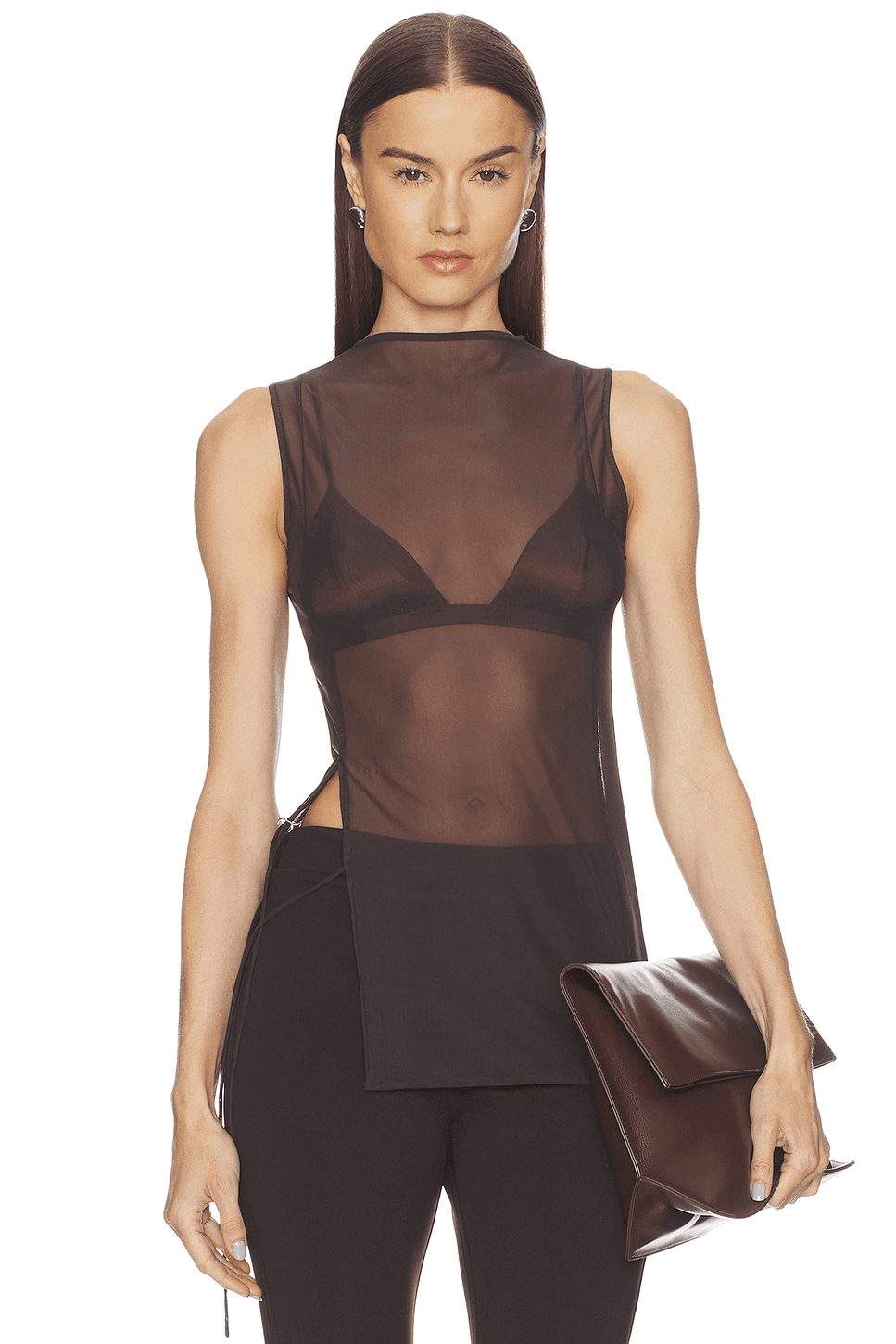 Sheer Sleeveless Top - Image 1
