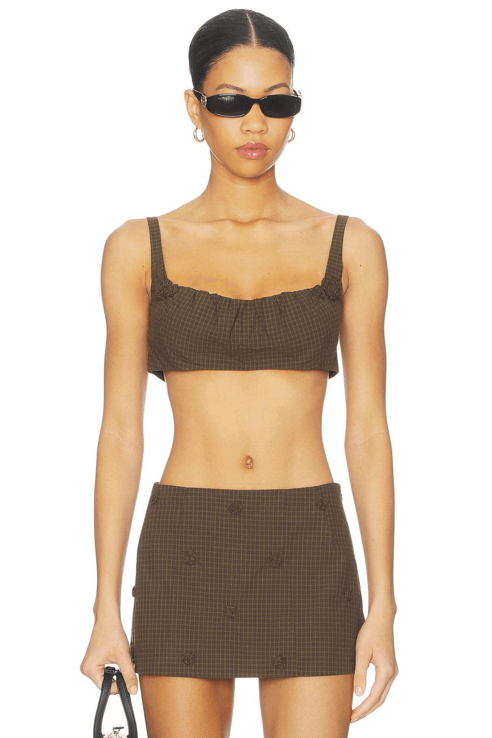 Rosette Check Bra - Image 1