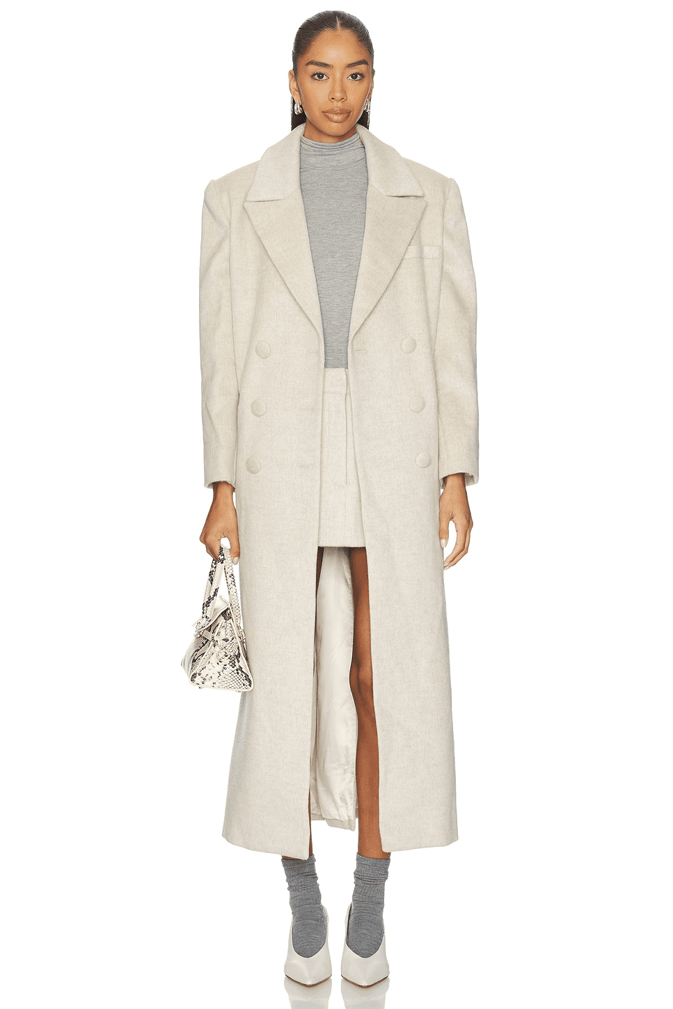 Wool Oversized Blazer Coat - Image 1