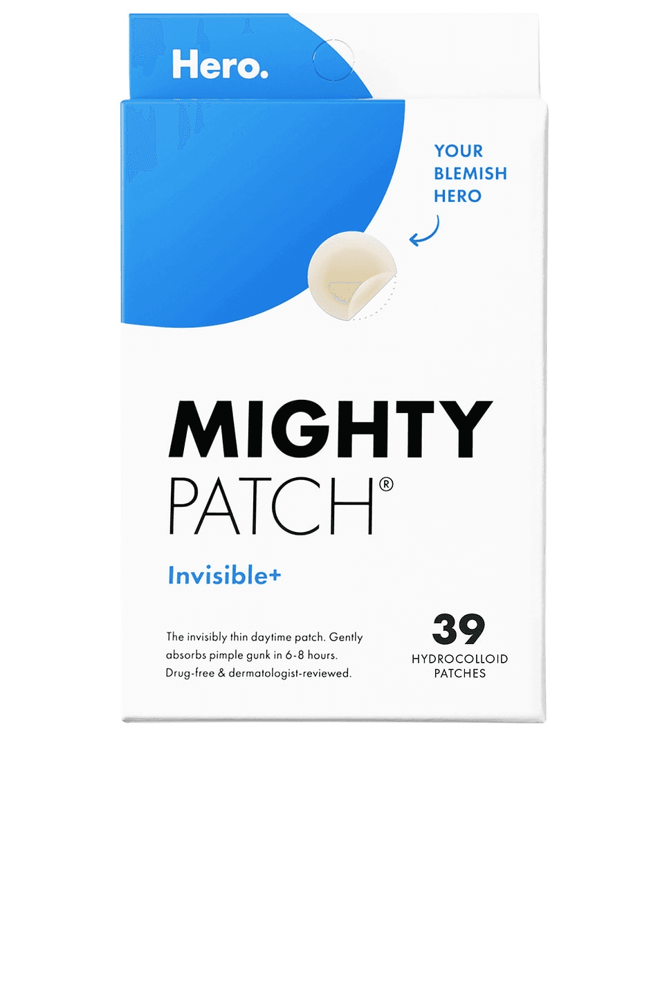 Mighty Patch Invisible+ Pimple Patch 39 Count - Image 1