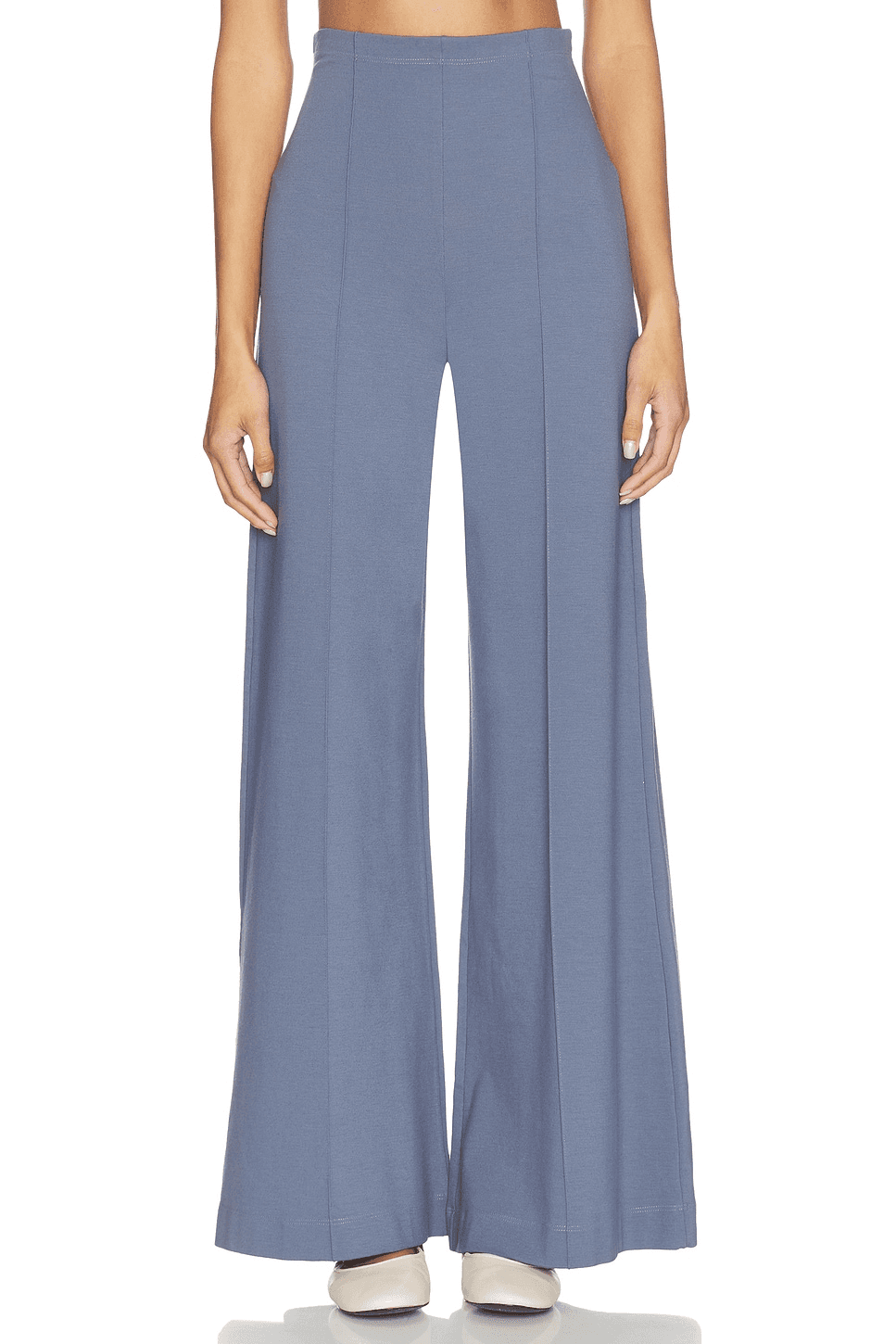 Ponte Knit Wide Leg Pant - Image 1