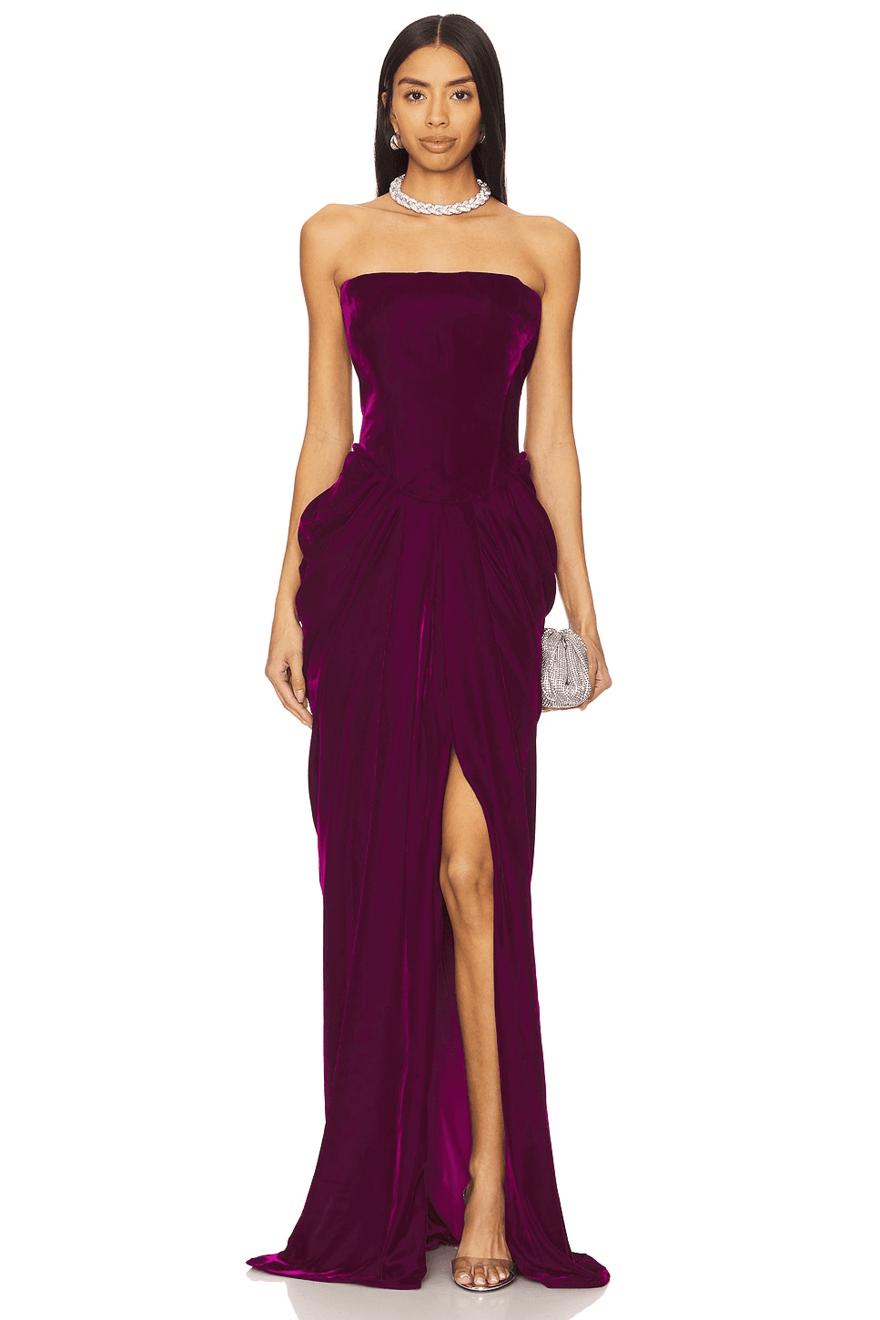 Velvet Corset Gown - Image 1