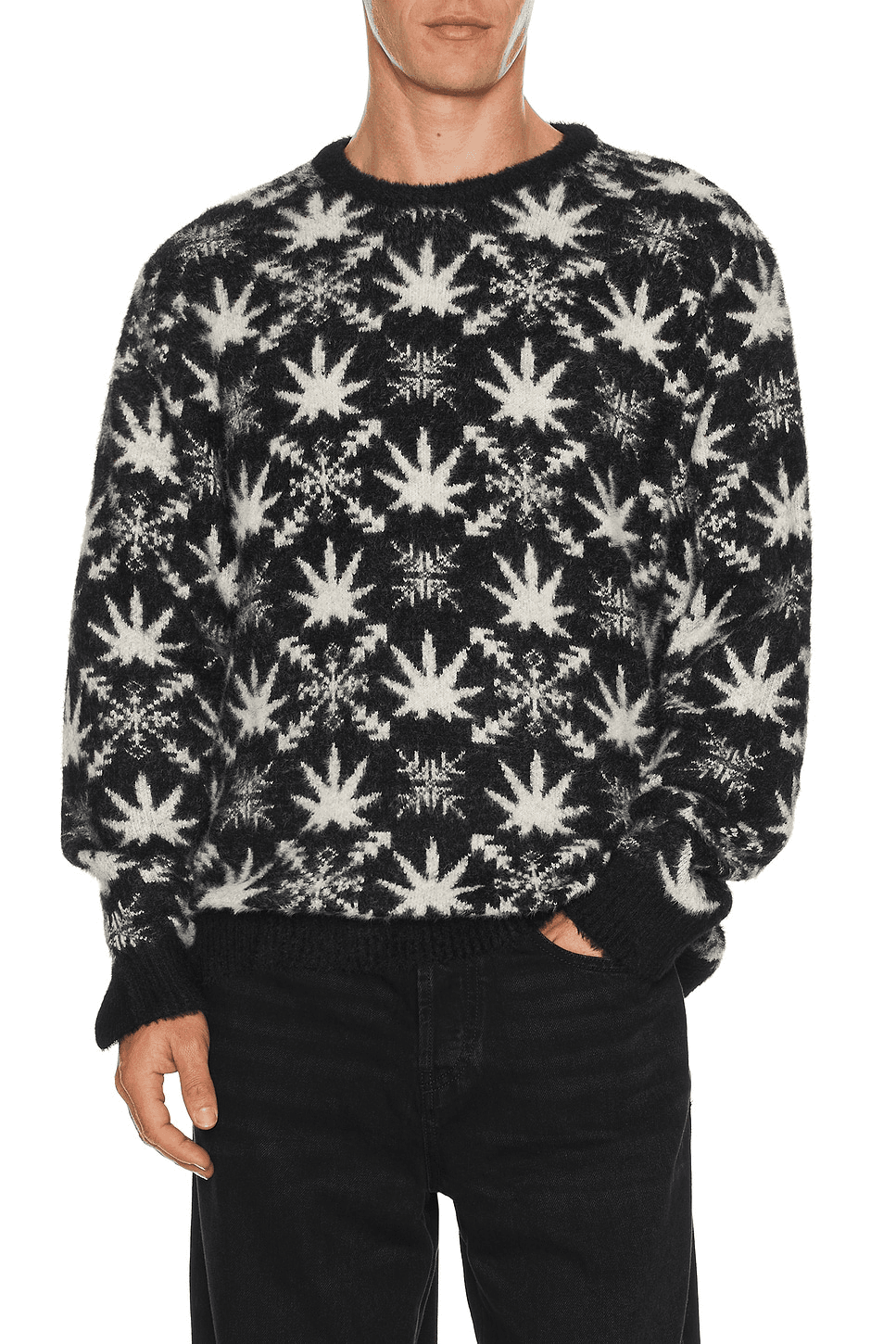 Arctic Plantlife Crewneck Sweater - Image 1