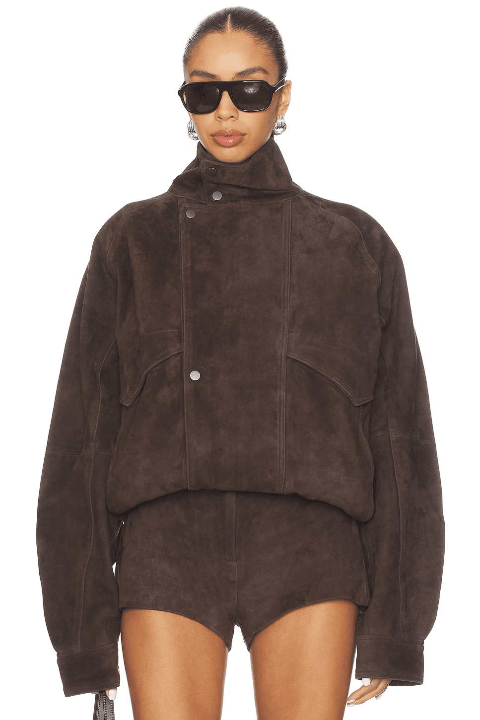 Anton Suede Bomber Jacket - Image 1