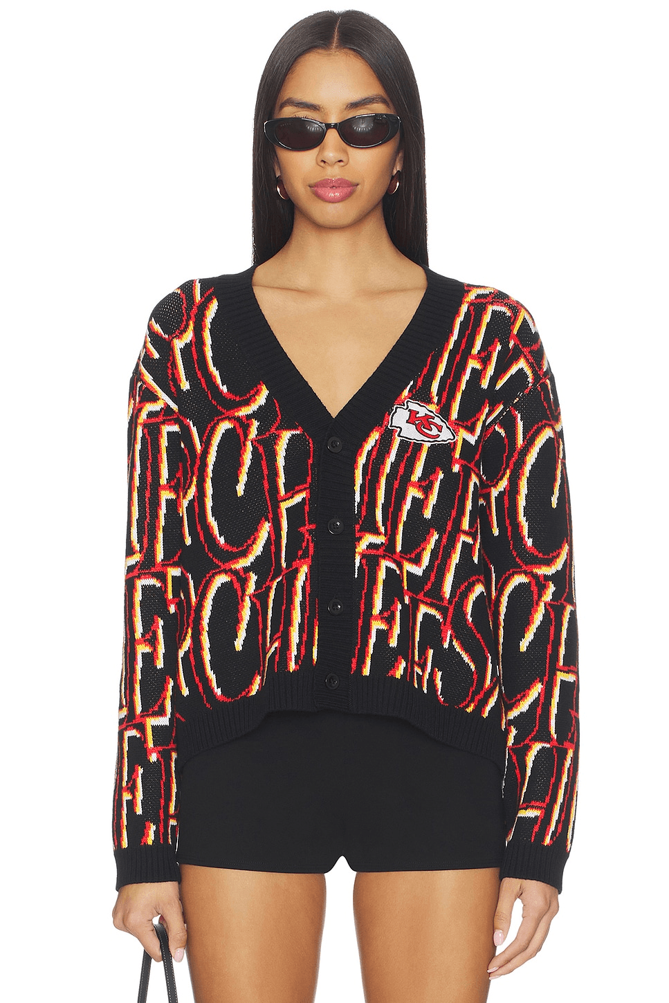 Chiefs Cropped Cardigan - Image 1
