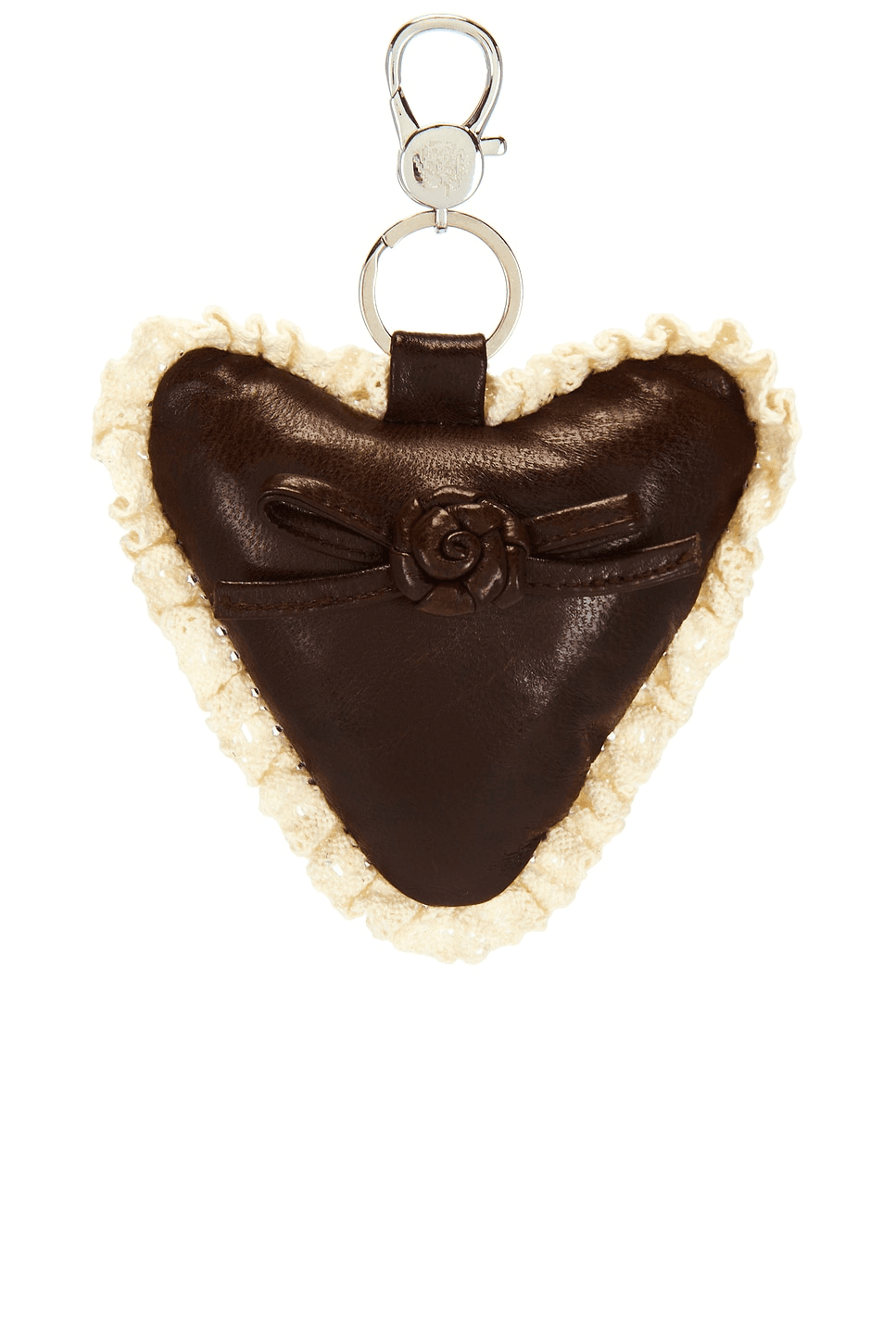 Rosette Heart Keychain - Image 1