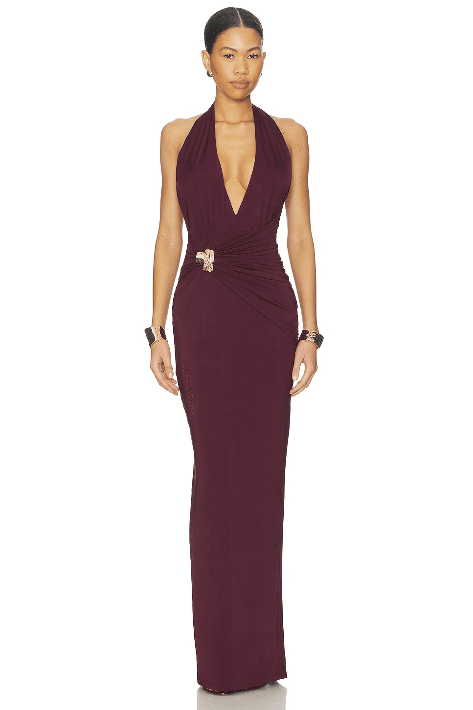 Portia Halter Maxi Dress - Image 1