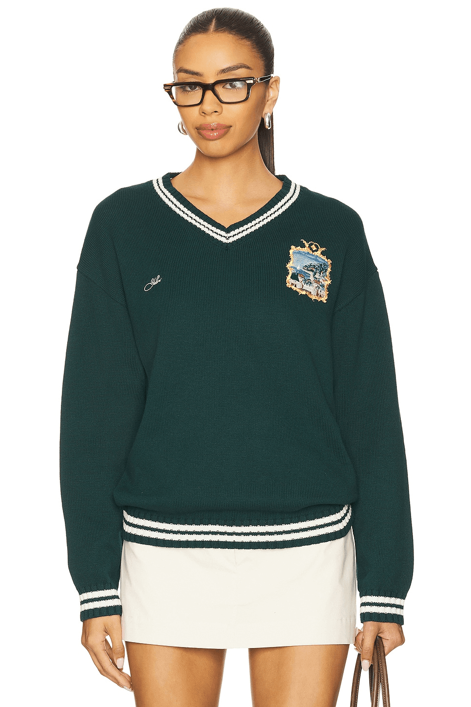 Seascape Cashmere Pullover Sweater - Image 1