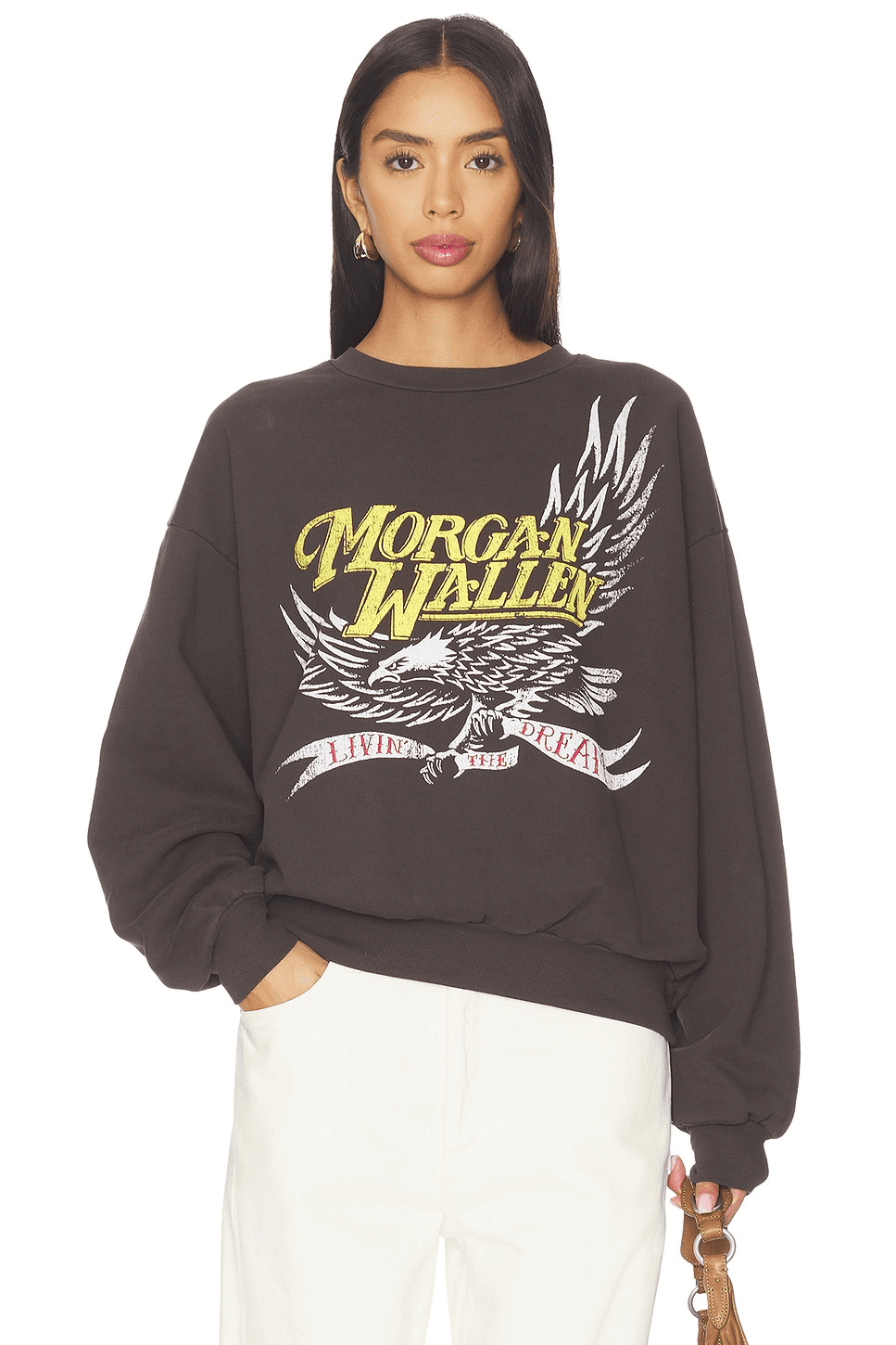 Morgan Wallen Classic Eagle Oversized Crew Sweatshirt - Image 1