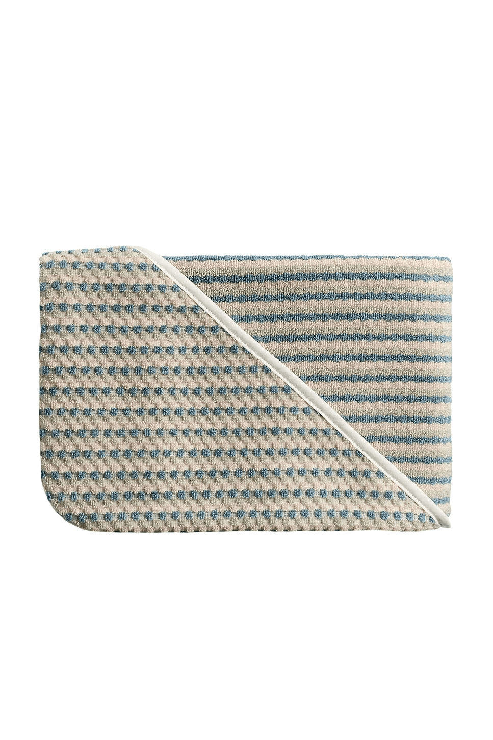 Organic Mini Mosaic Hooded Toddler Towel - Image 1