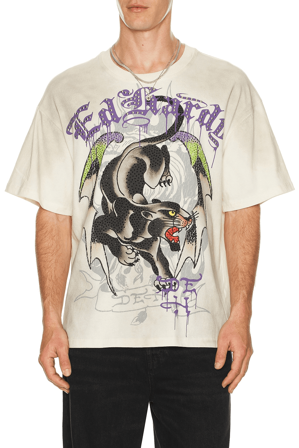 By Appointment Only Panther Wings Boxy Tee - Image 1