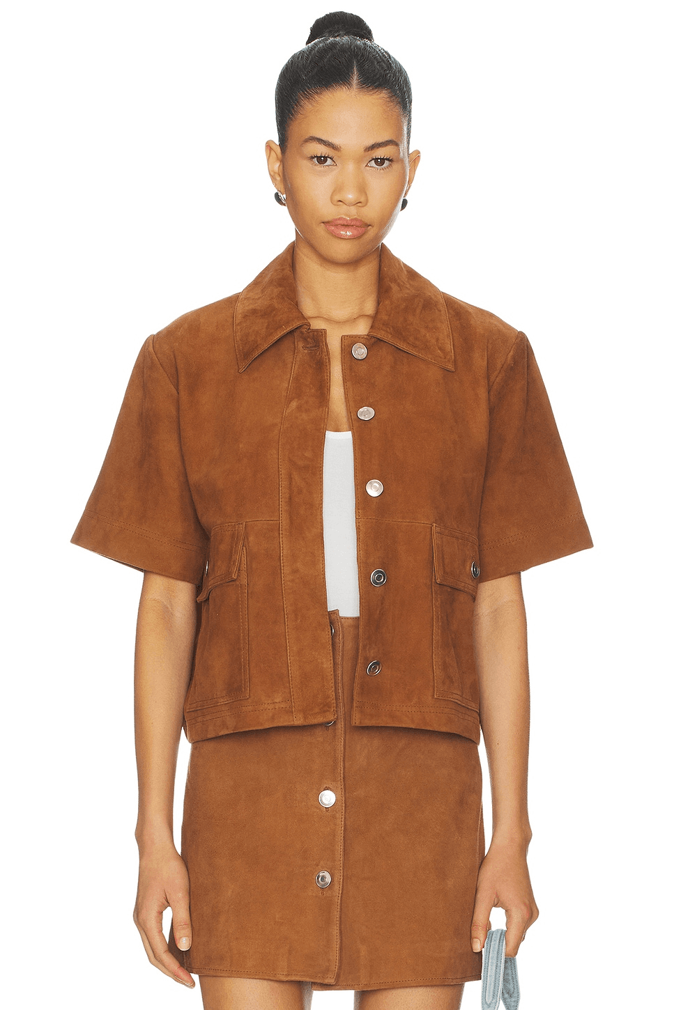 Jane Suede Shirt - Image 1