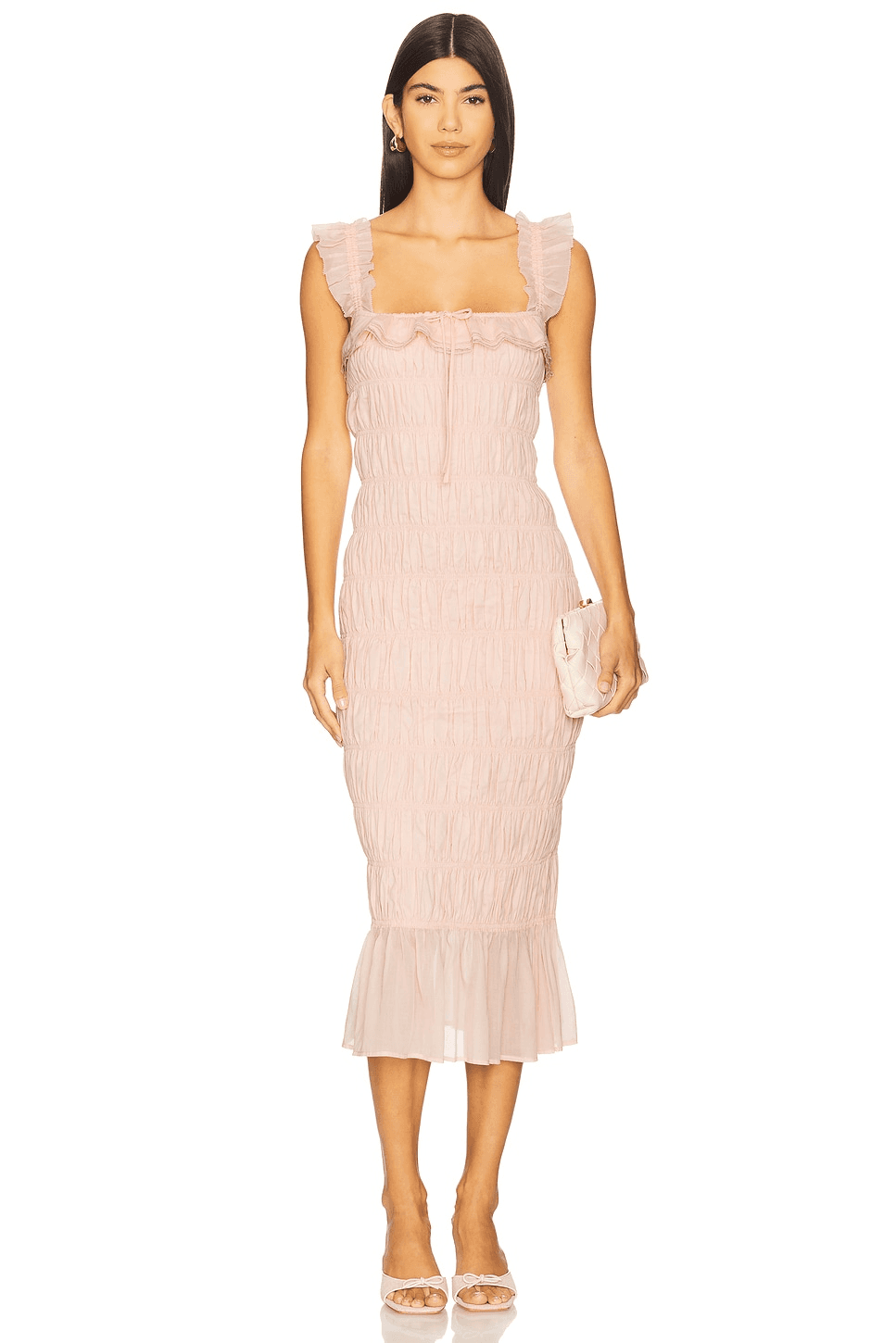 x Yhasmina Ferrara Esmie Midi Dress - Image 1