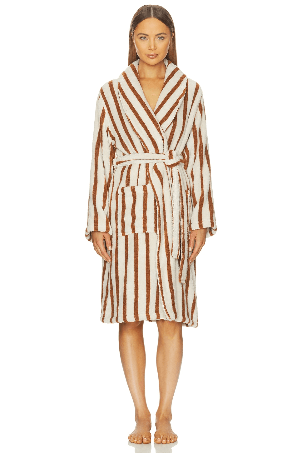 Terry Stripe Robe - Image 1