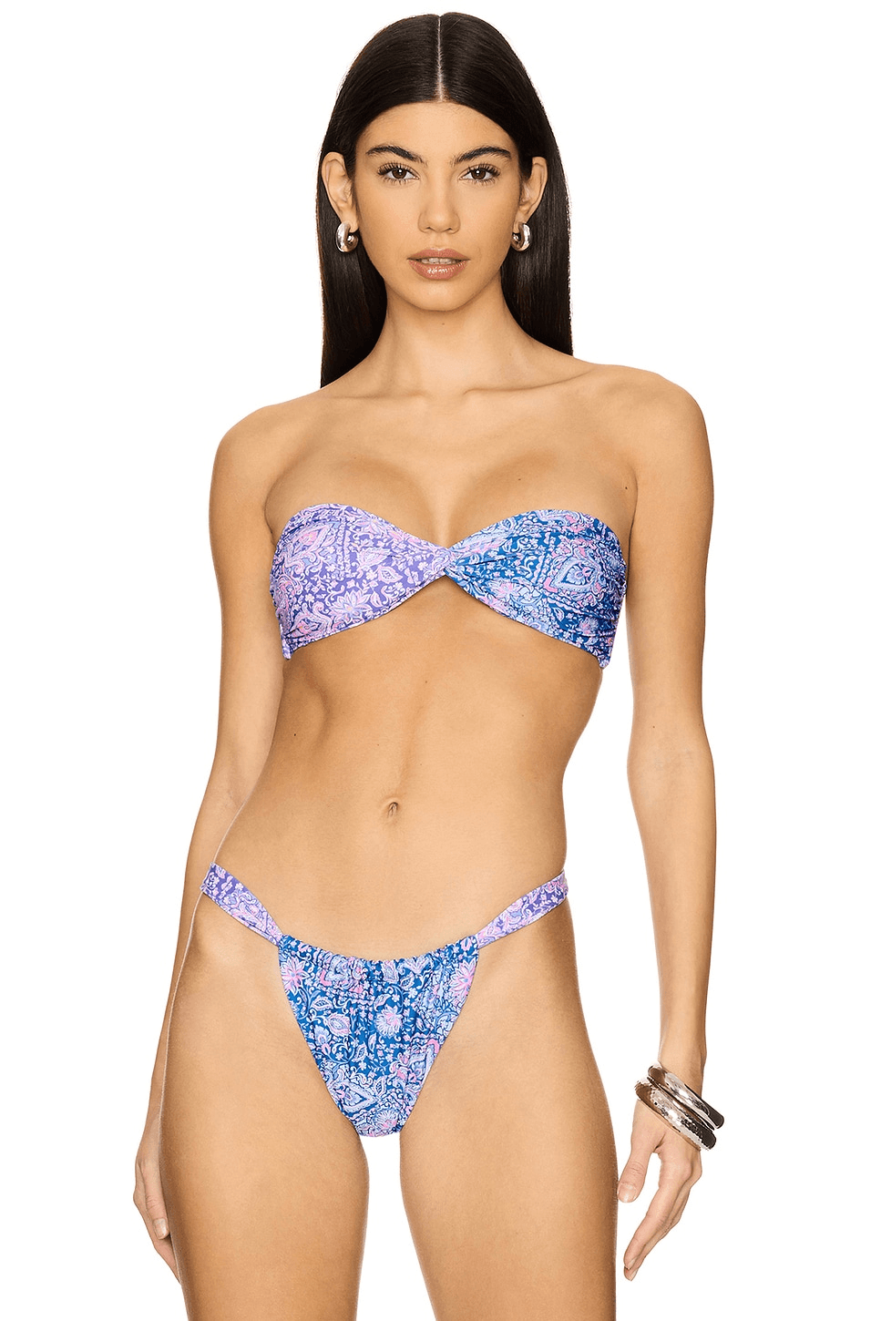 Twist Bandeau Bikini Top - Image 1