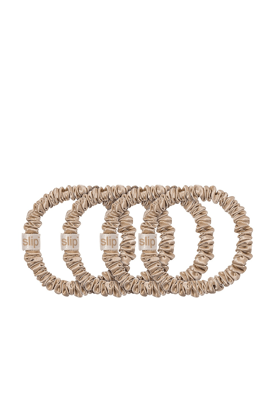 Skinny Scrunchies 4 Pack In Blonde - Image 1