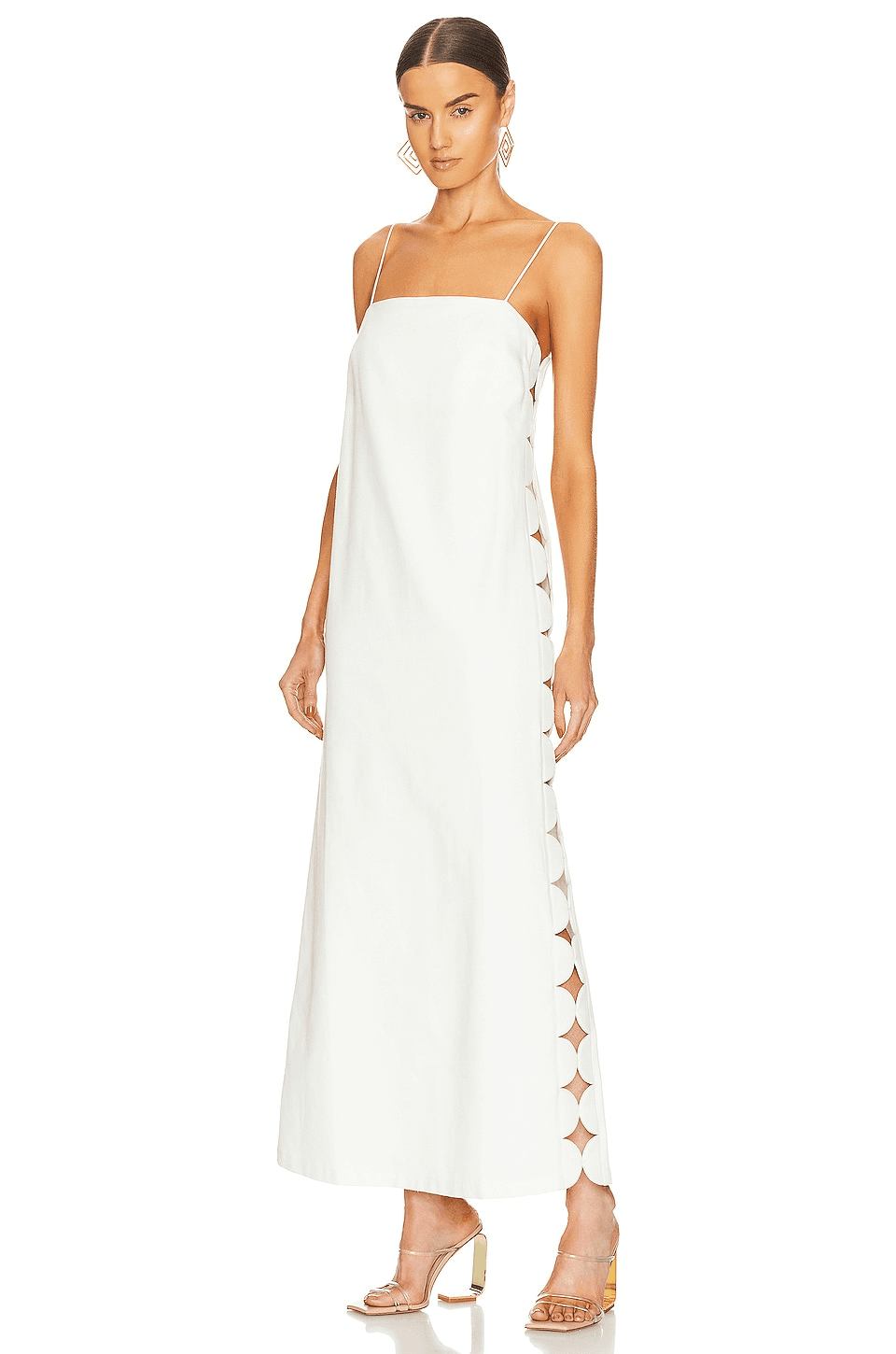 Bubble Long Dress with Straps - Image 1