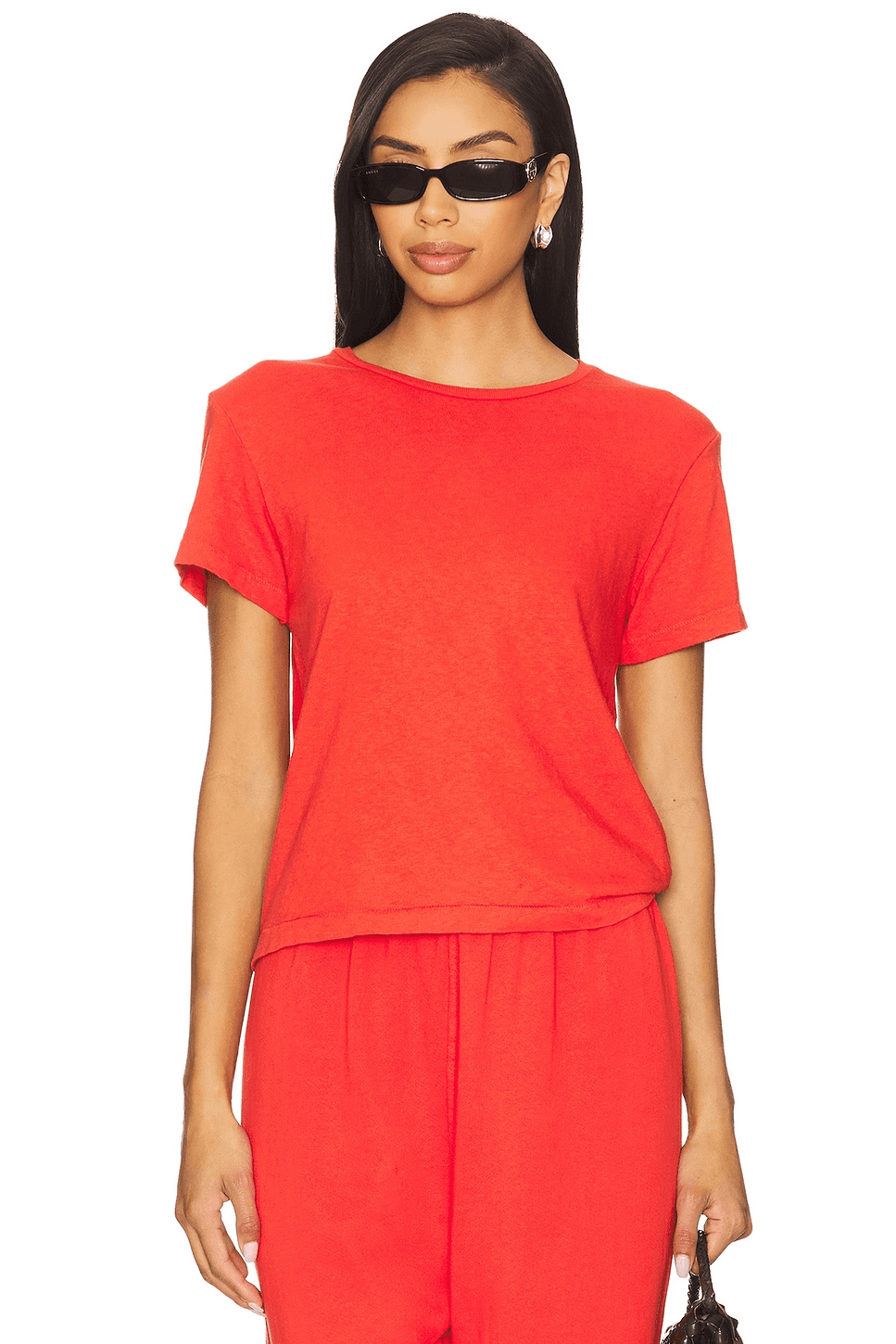 Recycle Cotton Slim Crew Tee - Image 1